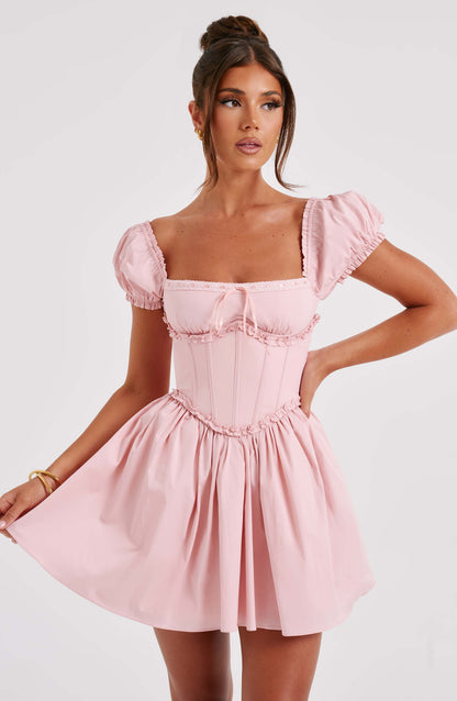 Vestido Mini Penelope - Rosa Resplandor