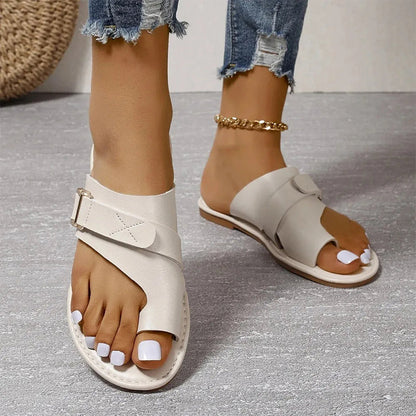 Vicky | Sandalias ortopédicas de cuero de lujo.