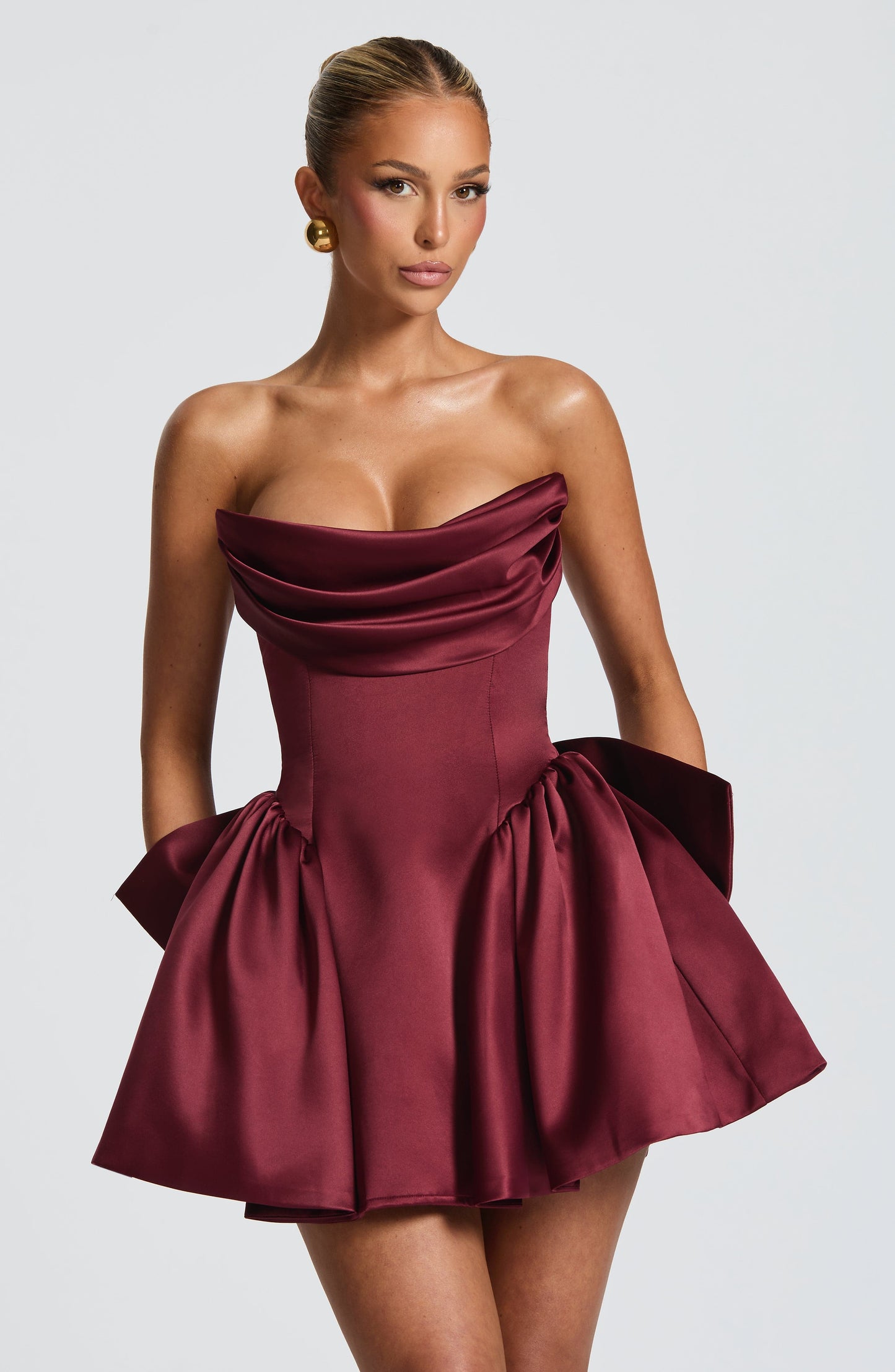 Vestido Mini Trinity - Laca de Cereza