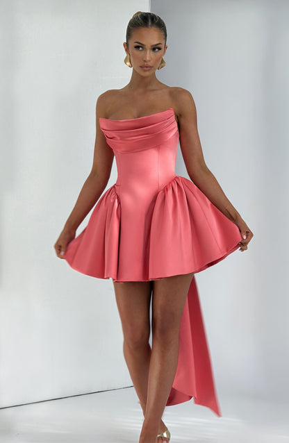 Vestido Mini Trinity - Rosa Coral
