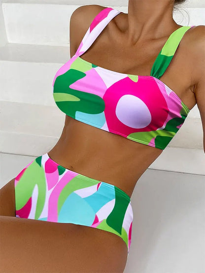 Brandi | Traje  baño bikini  cintura alta