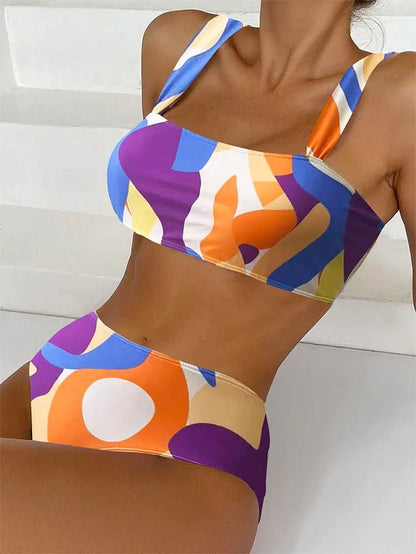 Brandi | Traje  baño bikini  cintura alta
