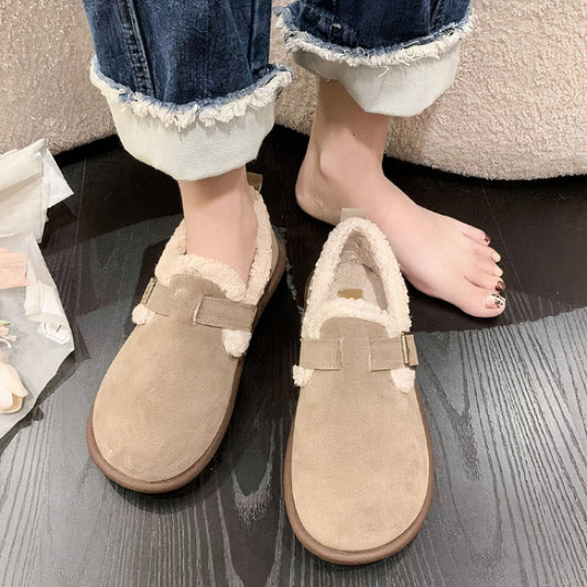 Berenice | Sandalias de felpa cálidas para mujer para